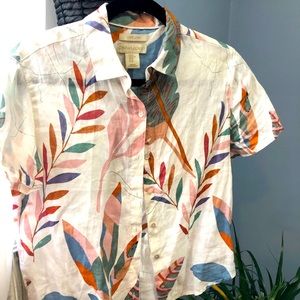 Cynthia Rowley XS linen shirt